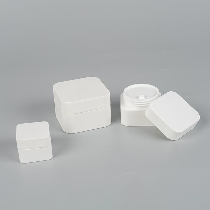 Square Cream Jar